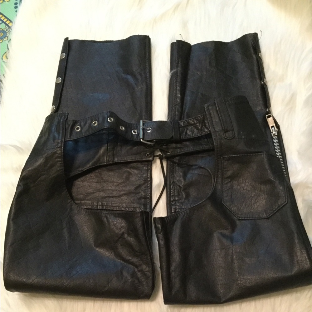 Women’s leather chaps